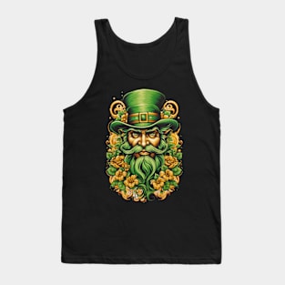 Floral Leprechaun Tank Top